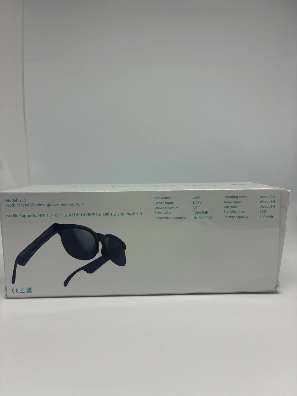 Wireless Audio Sunglasses - Black